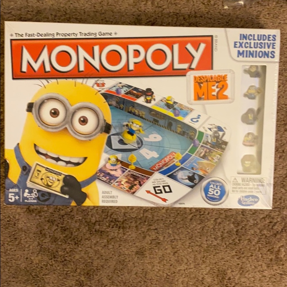 Monopoly - NEW/SEALED- despicable me2 - mi…